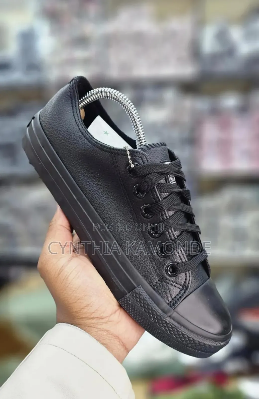 Leather Converse