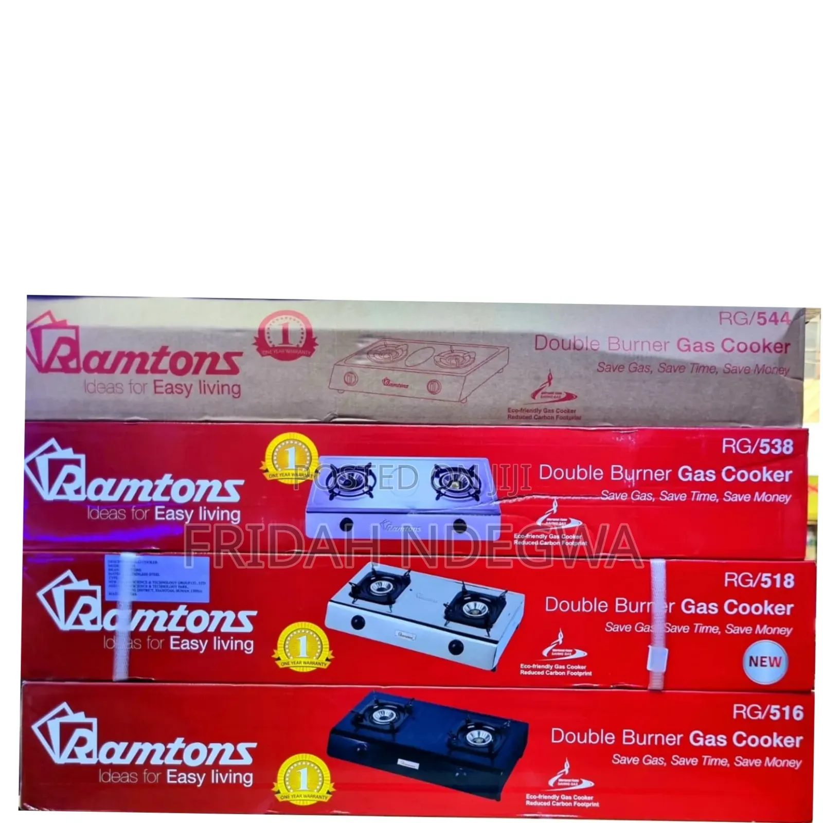 *Ramtons 2burner Gas Cookers Rg-544