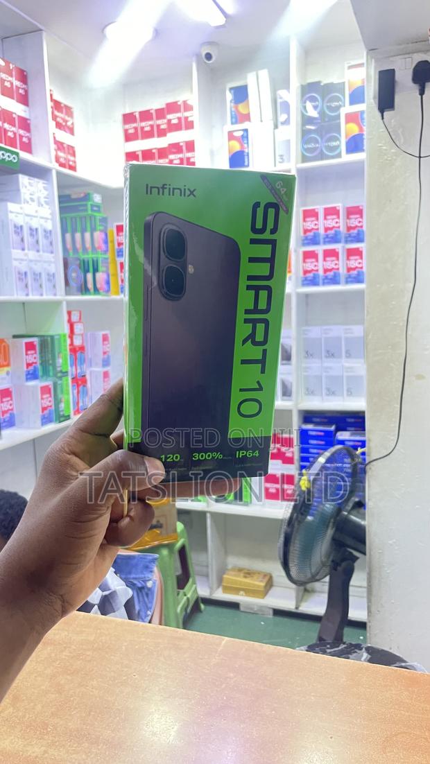 New Infinix Smart 10 128 GB Black