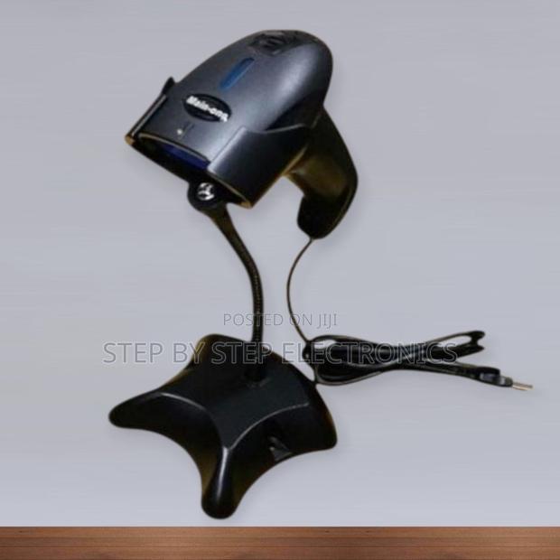 Fast Handheld Laser Barcode Scanner With Stand 1d/2d Code Reader - main view