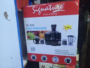 Food Processor - Signature Sg-505 5-in-1 Food Processor 