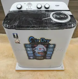 9kgs Mika Twin Tub Washing Machine