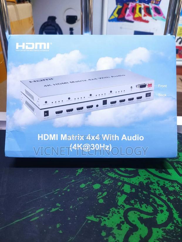 ( at 30hz) 4 by 4 Hdmi Matrix With Audio - main view