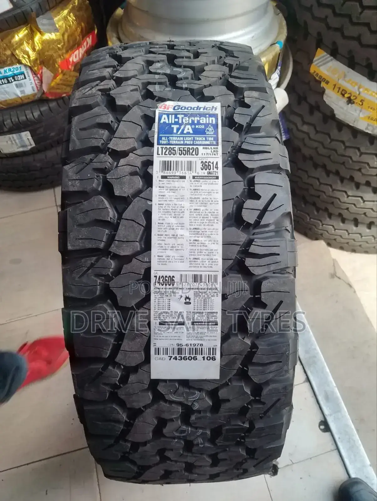 285/55 R 20 Bf Good Rich Usatyre