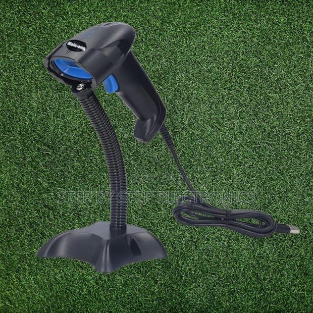 Desktop Handheld Laser Barcode Scanner With Stand – For Pos Use