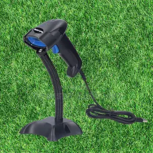 Plug and Play Handheld Laser Barcode Scanner With Stand – Quick Setup