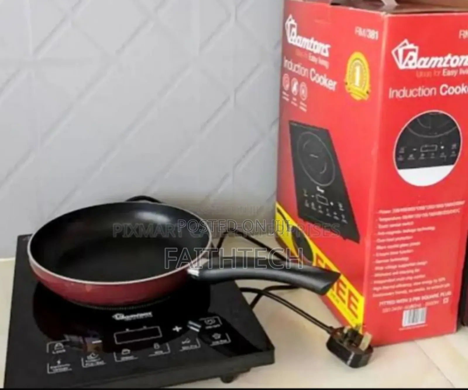 *Ramtons Induction Cooker With Free Pan