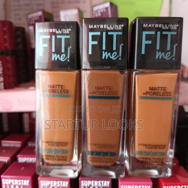 Makeup Foundation Fit Me Matte + Poreless + Free Face Powder