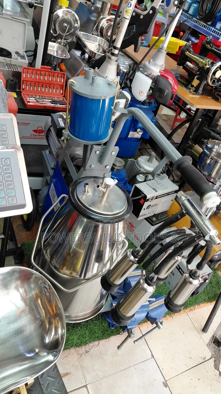 Single Barrel Milking Machine Ydh-001 Electric Powered