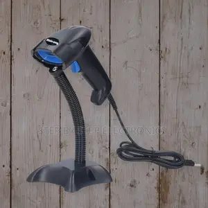 Reliable Handheld Laser Barcode Reader With Stand – Durable Usb Wired