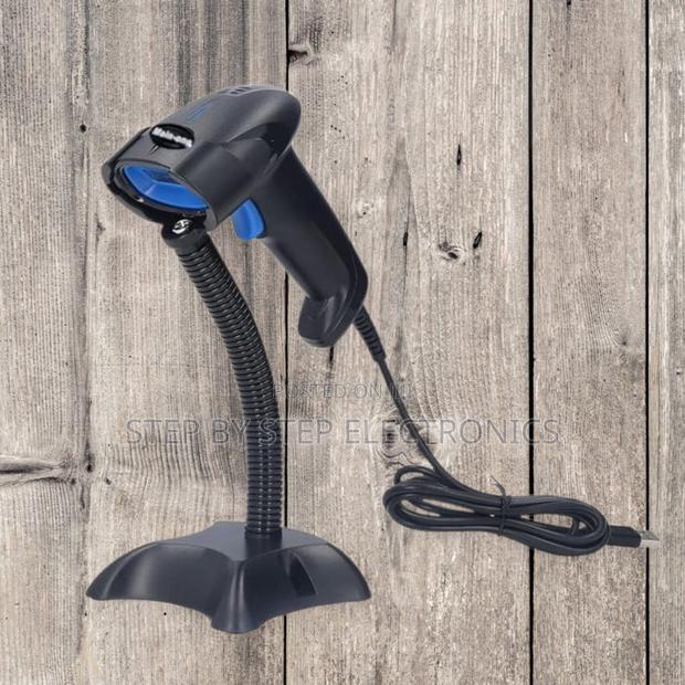 Super Fast Pos Handheld Laser Barcode Scanner With Stand – Easy Setup