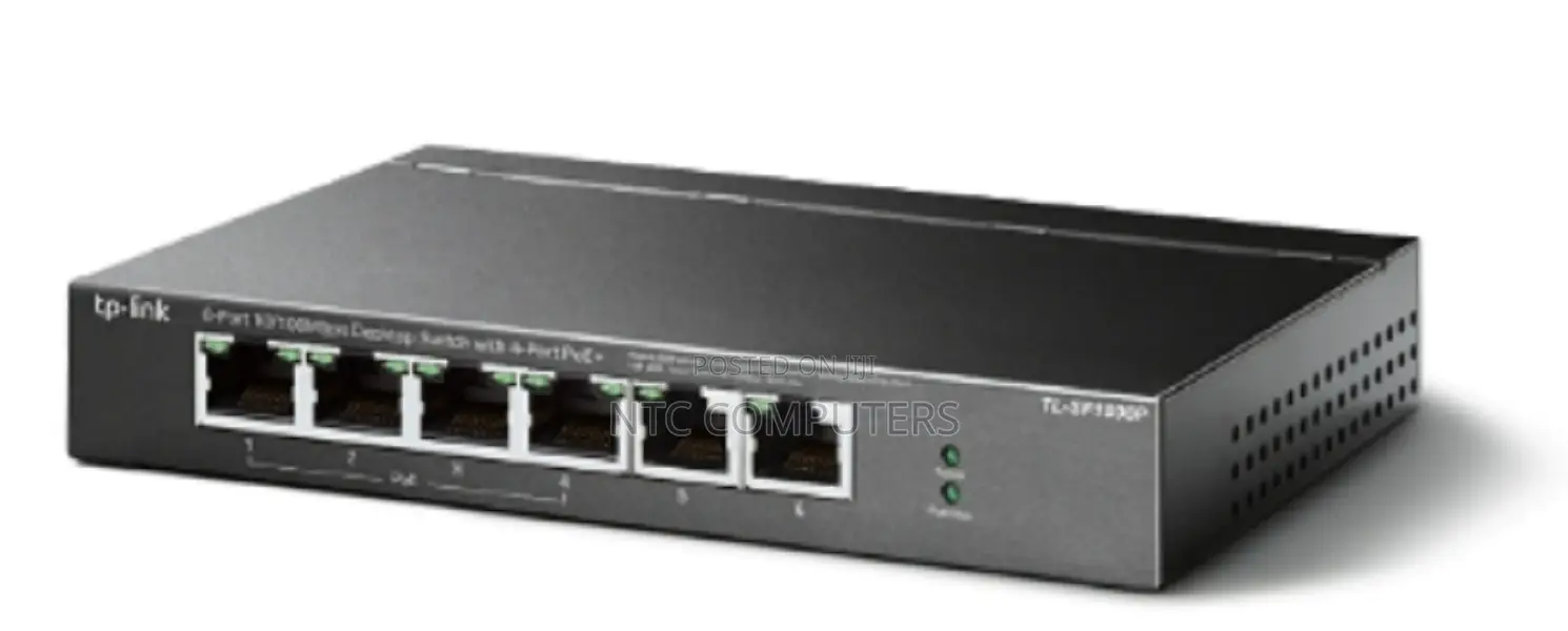 Tp-Link 6-Port Desktop Switch With 4-Port Poe+ - Tl-Sf1006p