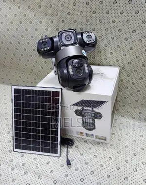 V380 Solar PTZ Triple Lens 4g Camera