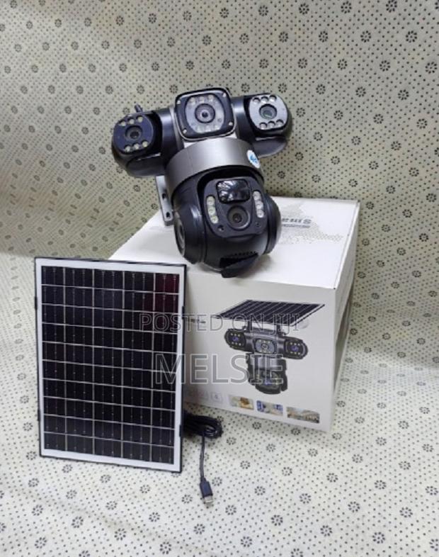 V380 Solar PTZ Triple Lens 4g Camera