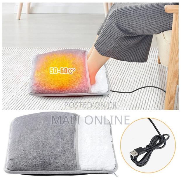 Usb Electric Foot Heating Pad Plush Thermal Blanket Foot Warmer Mat.