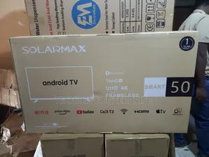 Solarmax 50 Inches Android Smart Tv With Built in Wifi 