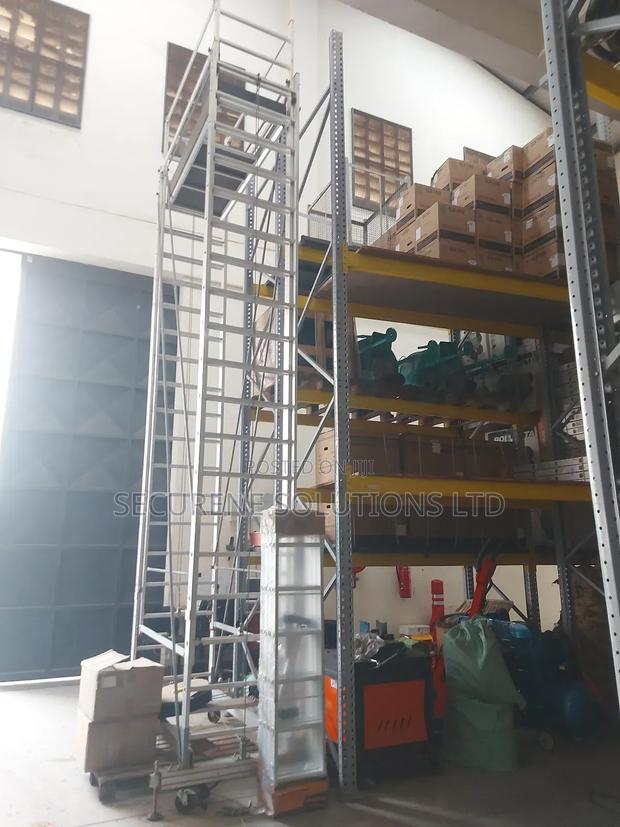 Mobile Aluminum Scaffolding Tower/Extensible Aluminum Scaffold - thumbnail 3