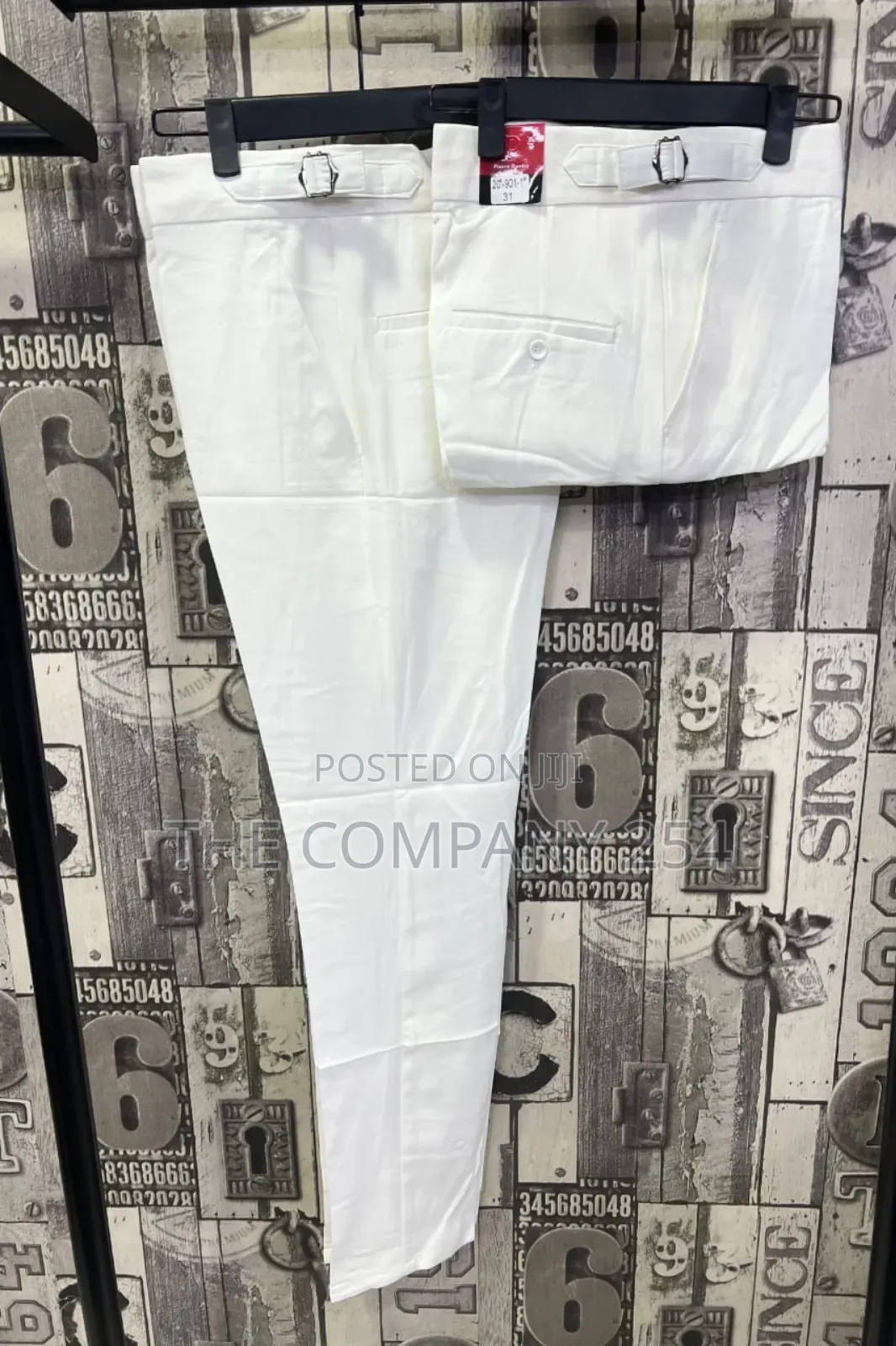 Plain Casual Adijustable Chino Official Slim Fit Men Trouser