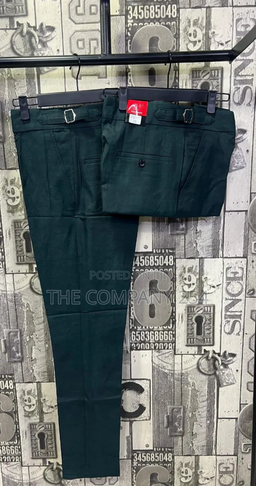 Plain Casual Adijustable Chino Official Slim Fit Men Trouser