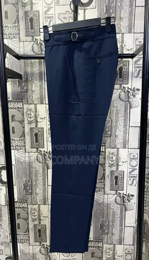 Plain Casual Adijustable Chino Official Slim Fit Men Trouser