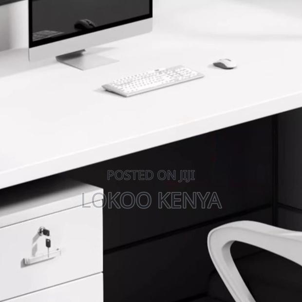Office Workstation : 4-Way Team Workstation Desk - thumbnail 2