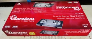 *Ramtons 2burner Gas Cooker Ceramic Top Rg537