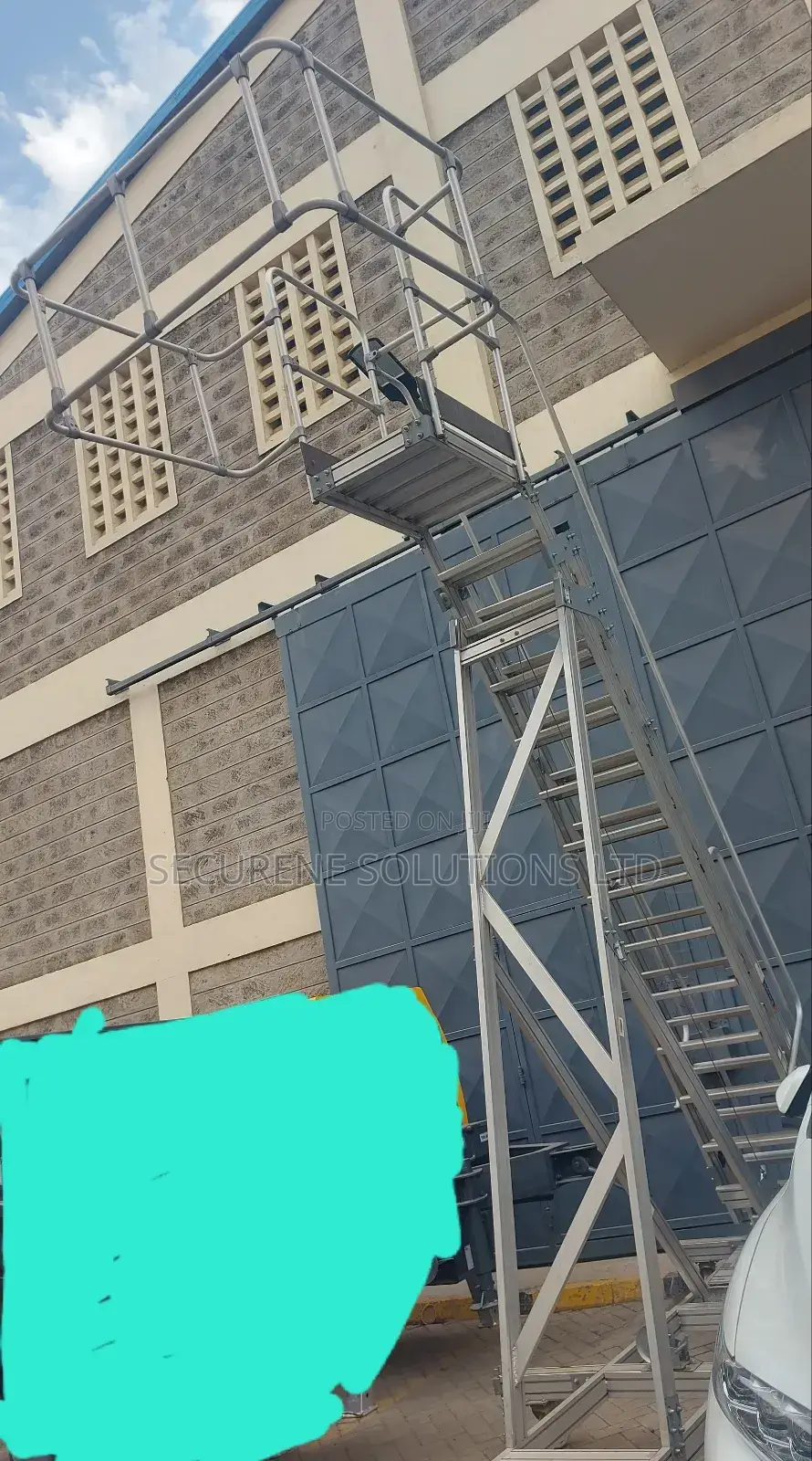 Scaffolding Aluminum Work Platform/Access Platform/Podium Ladder.