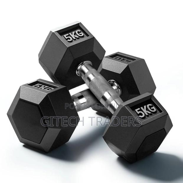 Hexagonal Dumbbell Set