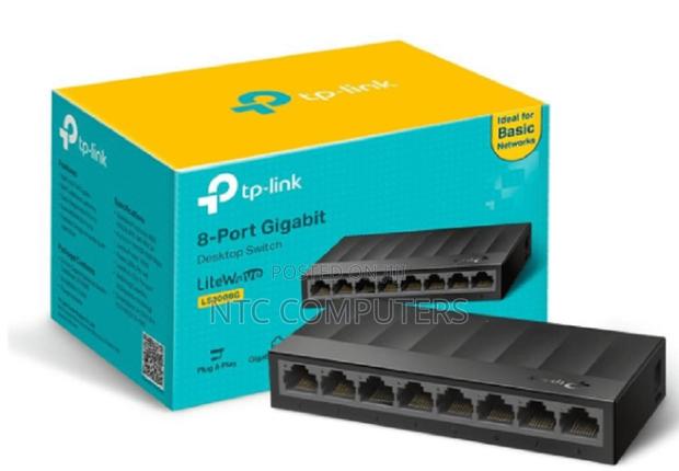 Tp-Link Ls1008g 8-Port 10/100mbps Desktop Network Switch