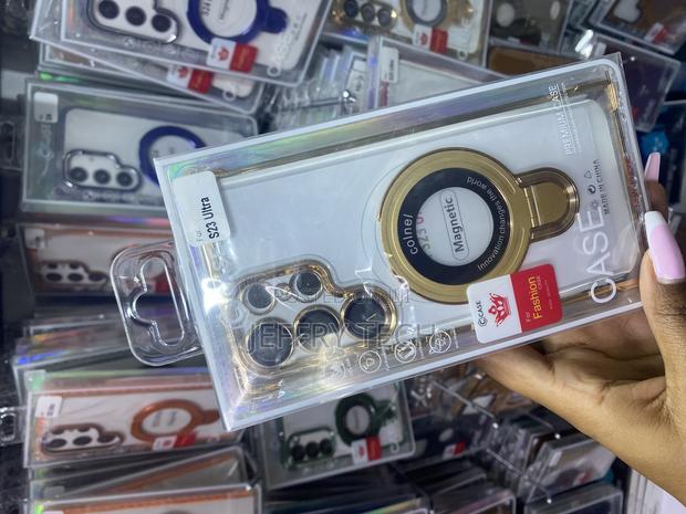 Hikbuis Samsung Galaxy S23 Ultra 360 Rotatable Magsafe Clear Case - thumbnail 2