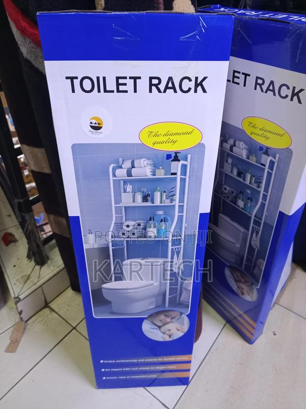 3-Tier Toilet Rack – Space Saving Bathroom Storage