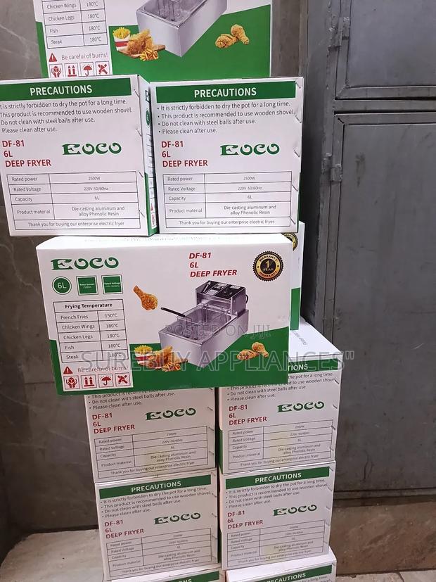 Eoco Df-81 Deep Fryer 2500w – Perfect for Chips, Chicken Fish - main view