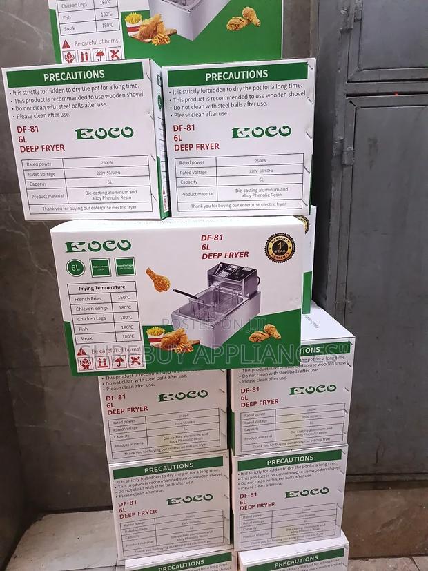 Eoco Df-81 Deep Fryer 2500w – Perfect for Chips, Chicken Fish - thumbnail 2