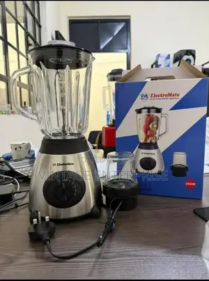 Electromate Powerful 2 in 1 Blender With Glass Jar - 1.5l