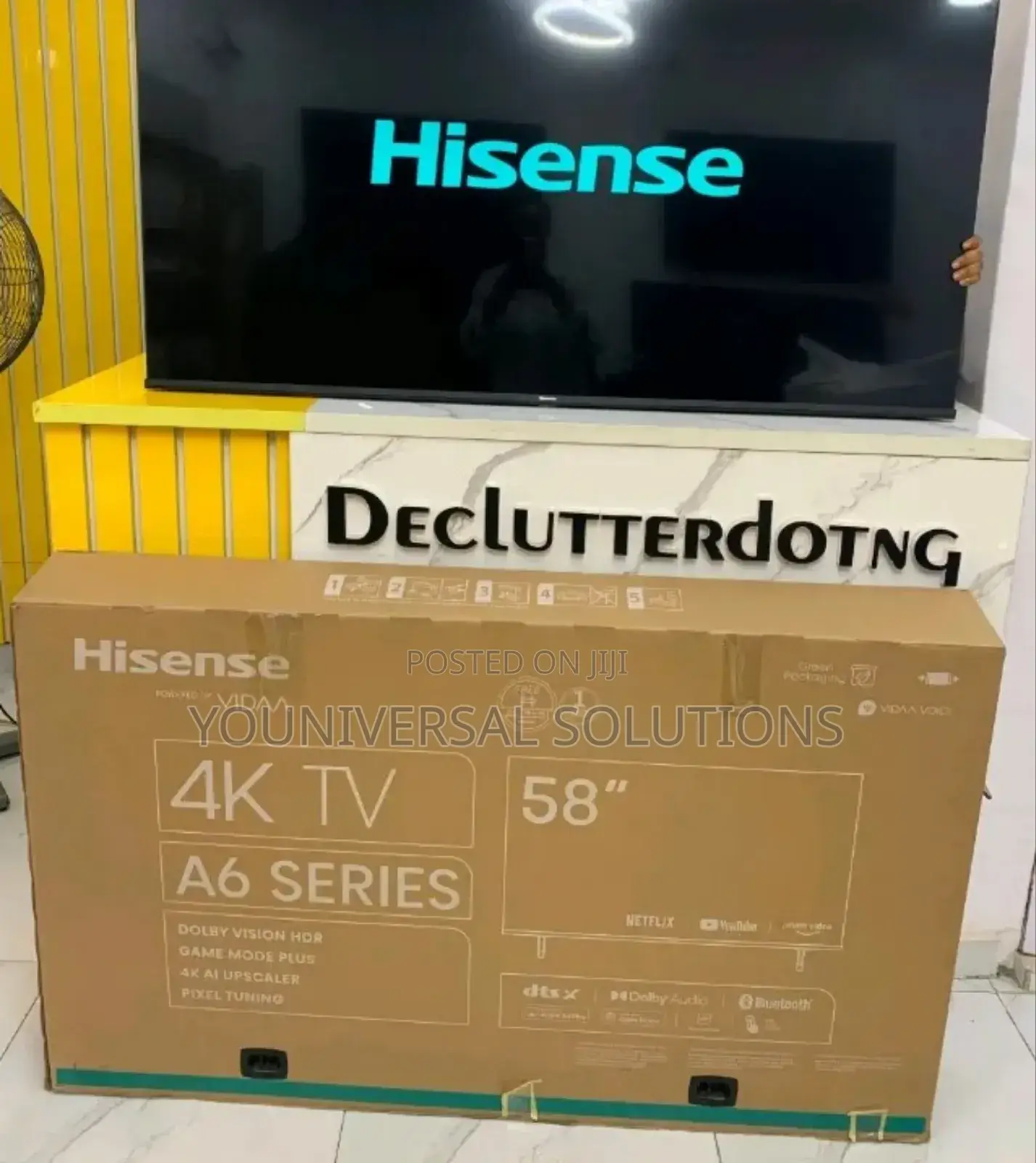 Hisense 58 Inches Smart Android Tv
