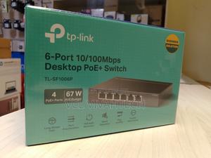Tp-Link 6-Port 10/100mbps Desktop Switch With 4-Port Poe+ - Tl-Sf1006p