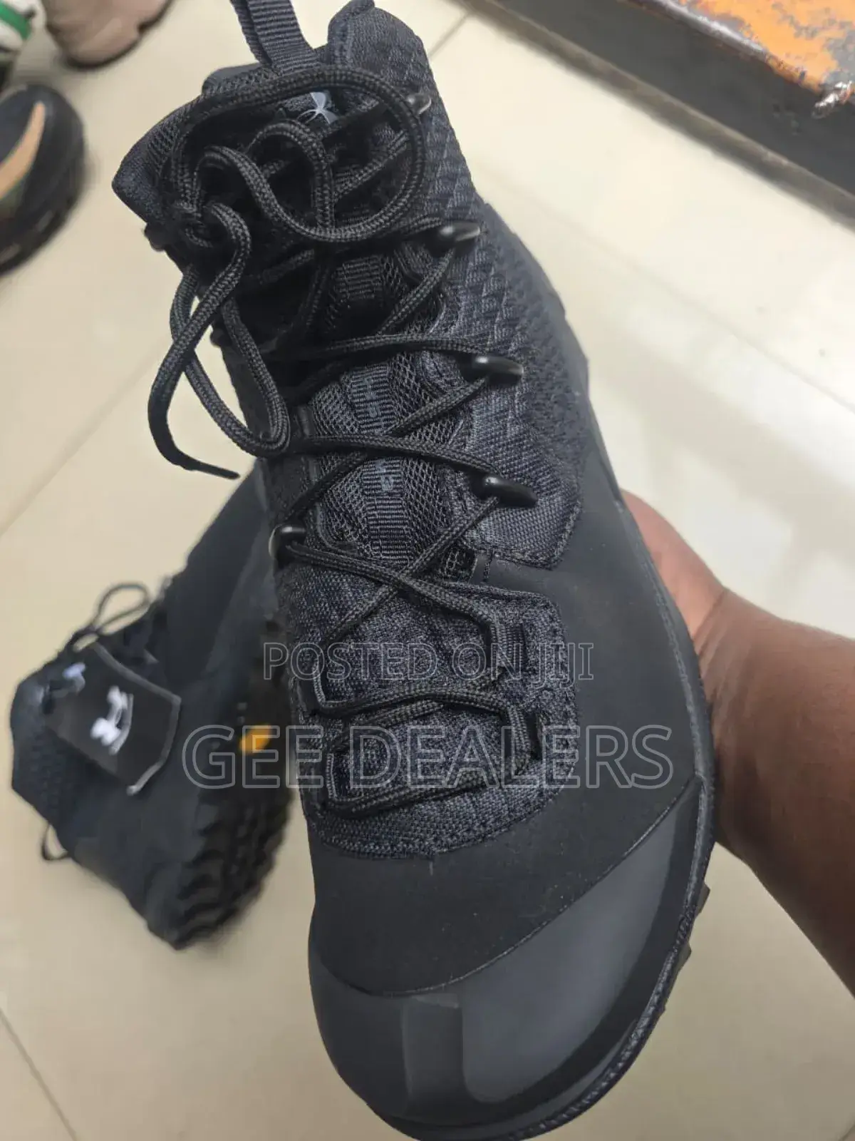 Black Military Boots,Under Armour