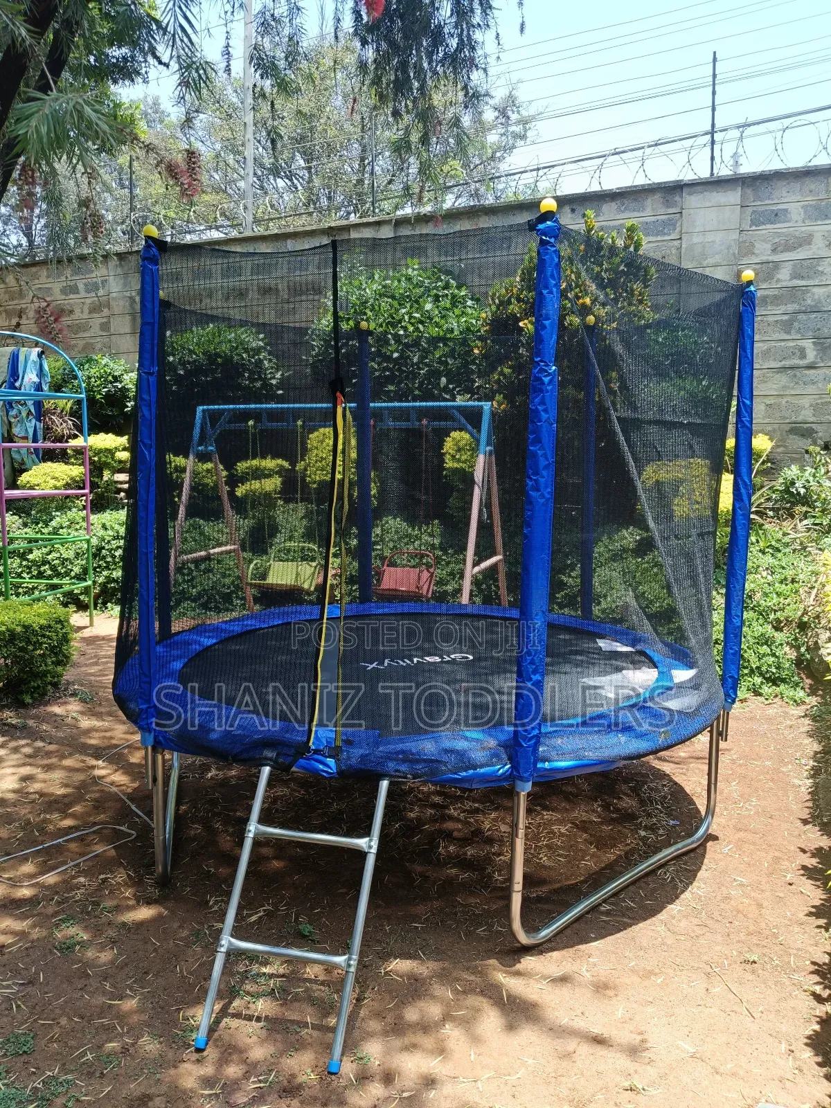 Power Jump 8ft Trampoline With Ladder