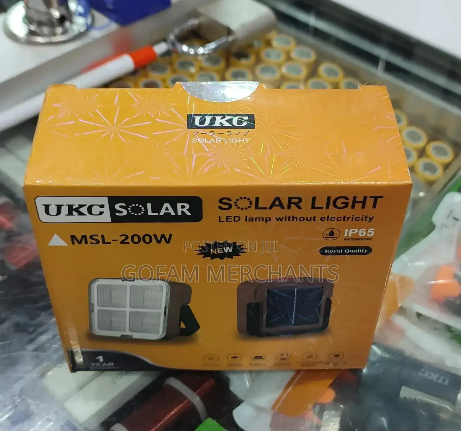 Ukc 200w Bright Outdoor Camping Light With Power Bank