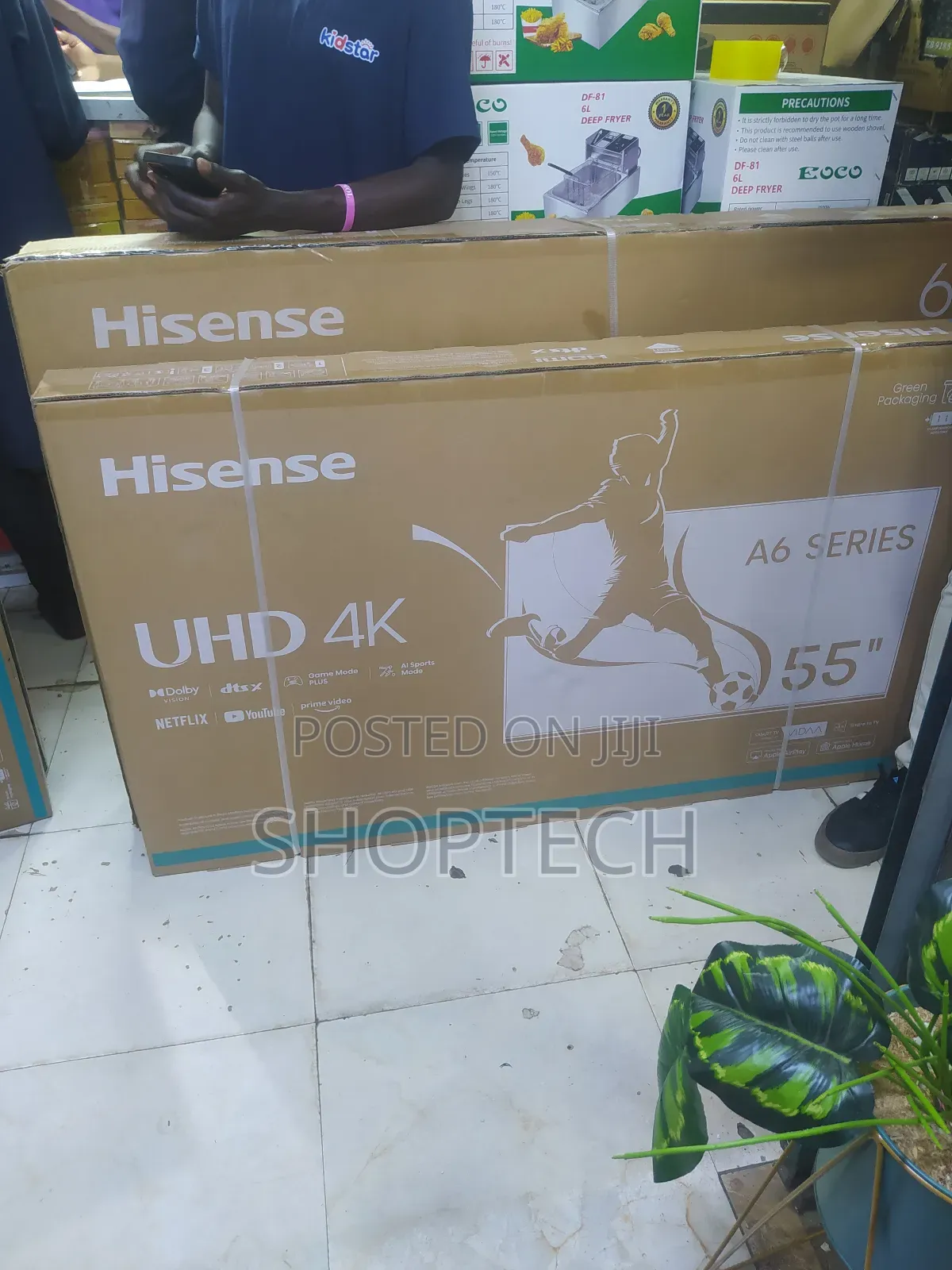 Tv 55" Hisense Smart A6 Android Tv