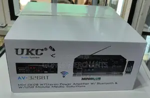 Ukc Audio System Av-326bt Stereo Power Amplifier
