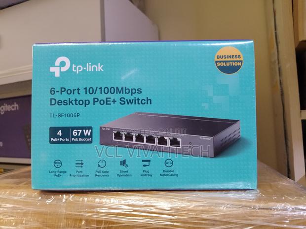 Tp-Link 6-Port Desktop Switch With 4-Port Poe+ - main view