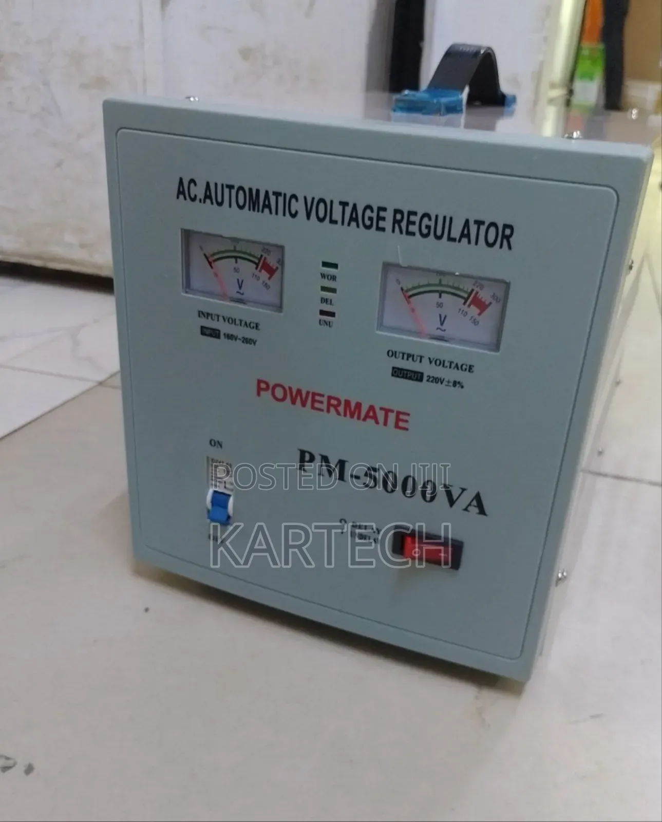 Heavy Duty 5kva Avr – Automatic Voltage Regulator (160v–260v Input)
