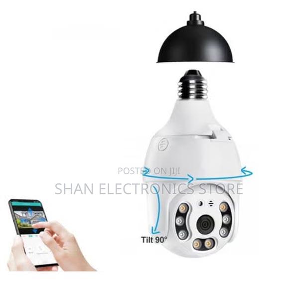 PTZ 1080p Light Bulb Ip Camera 4g Lte Wireless Video Camera