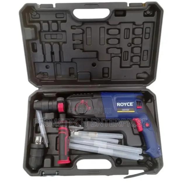 Royce Rotary Hammer Drill With Chucks and 4 Bits - main view