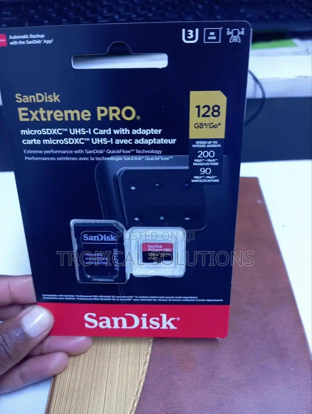 128gb Sandisk Extreme Pro Microsdxc With Adapter 128gb