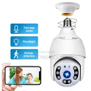 Bulb Camera Wireless PTZ Eq8 4g Camera Bulb (Uses Simcard)