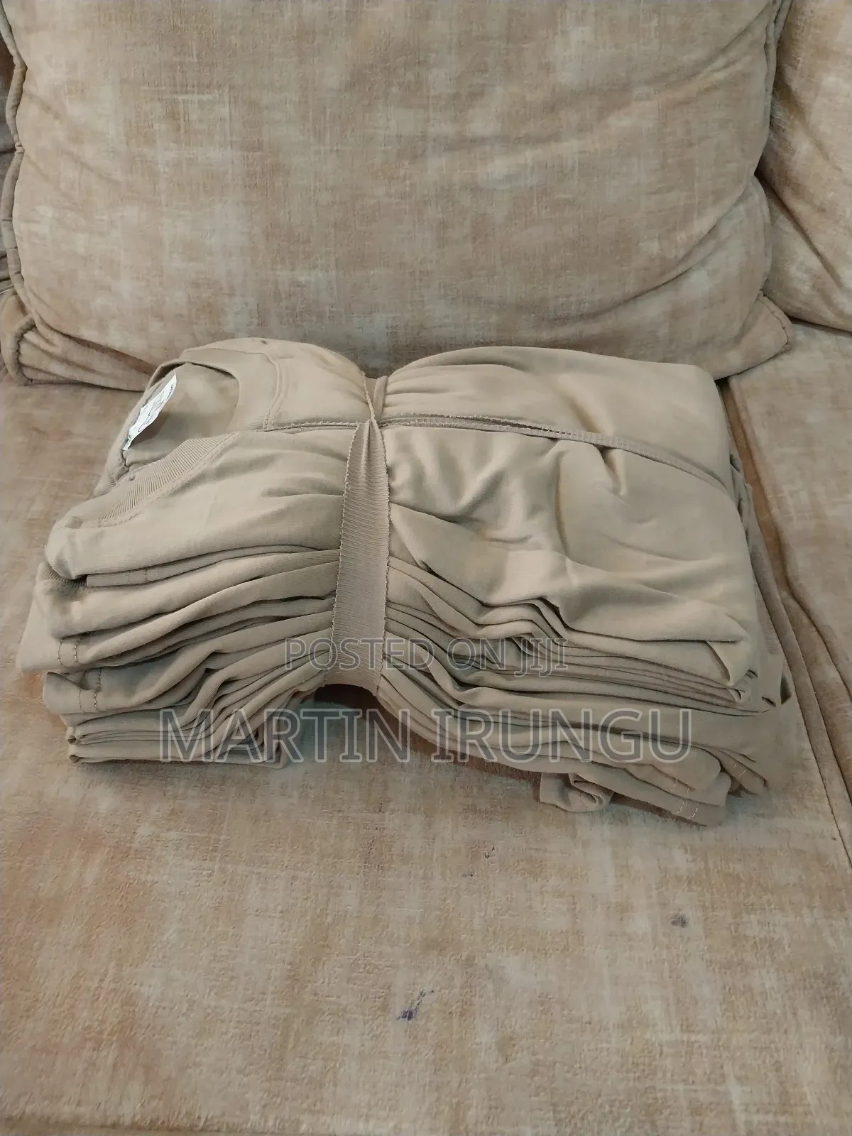 Beige Roundneck Tshirts