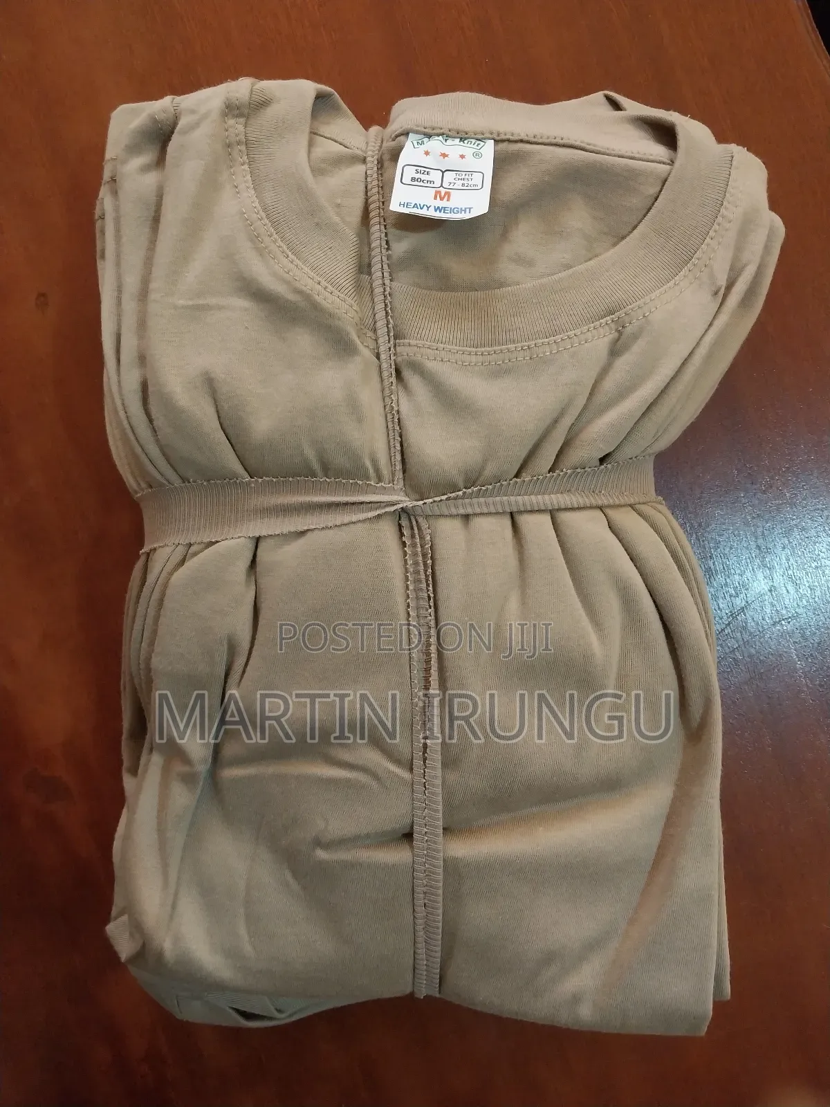 Beige Roundneck Tshirts