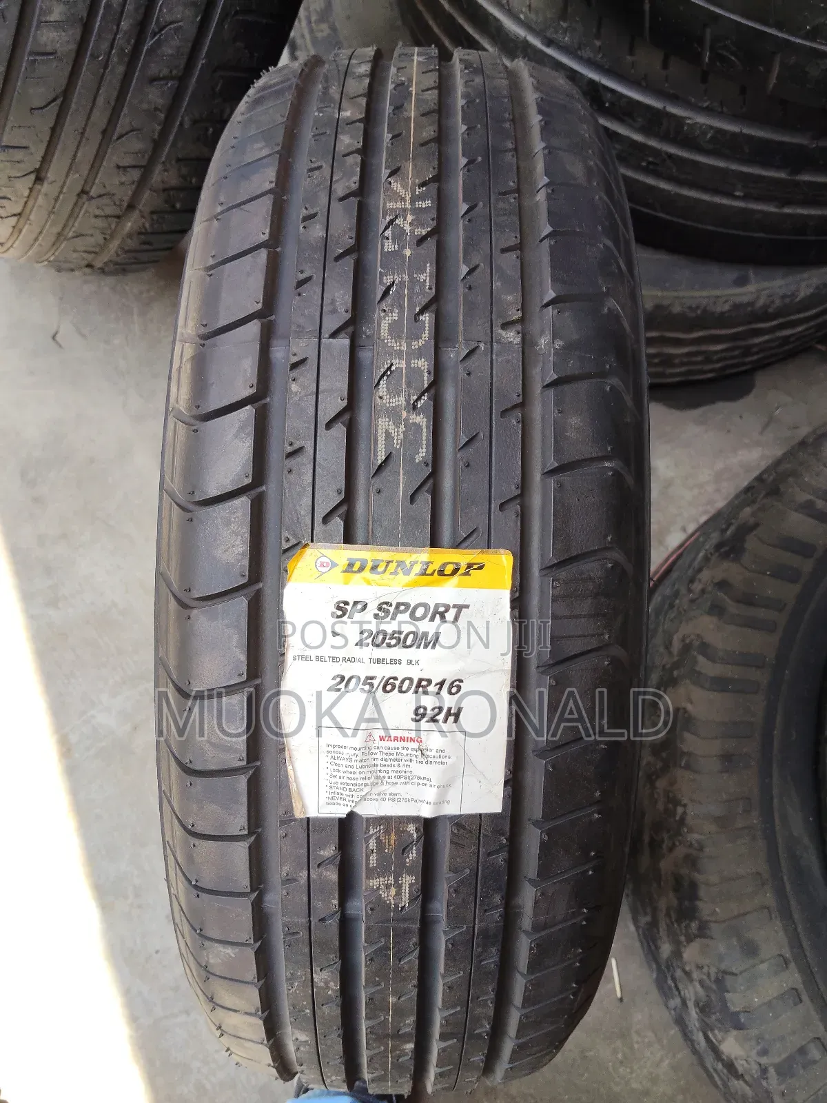 205/60r16 Dunlop Tyre Made In Japan